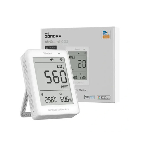 Monitor de calidad del aire inteligente matter SO0154