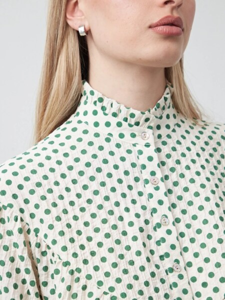 CAMISA D.CASSIN RAFAELA CRU VERDE