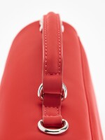 Bolso Bandolera Acolchado Textura Suave rojo