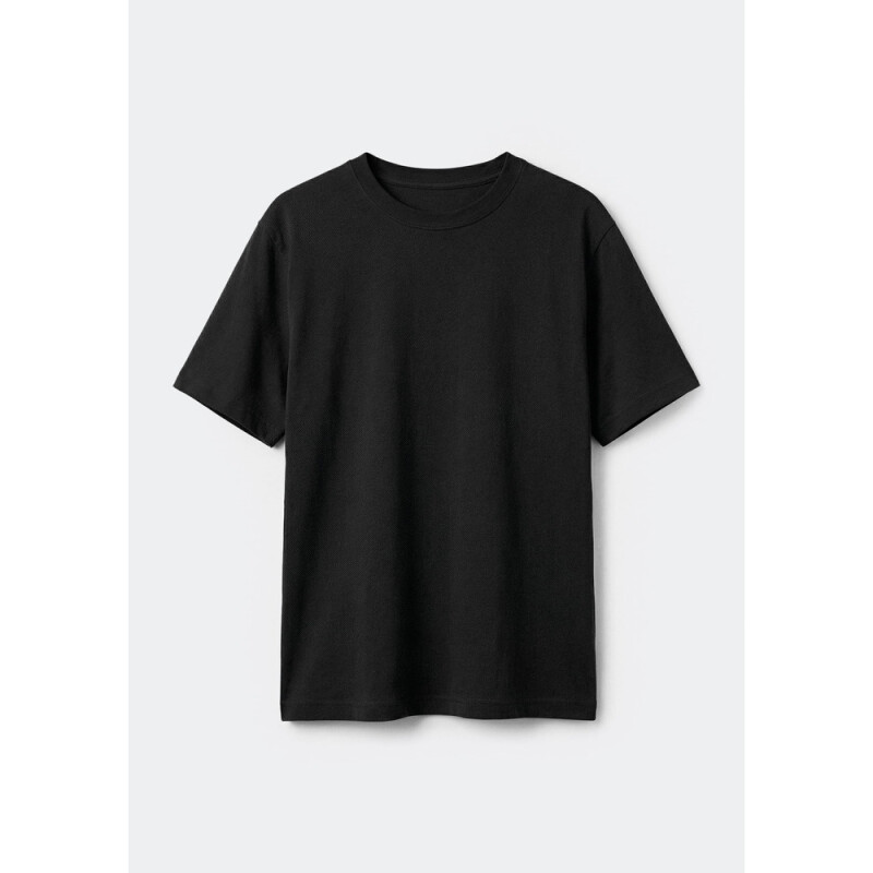 CAMISETA MM MASC PRETO ESCURO