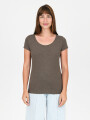 REMERA LUA U GRIS OSCURO