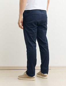 080575 PANTALON HARRINGTON LABEL Azul Oscuro