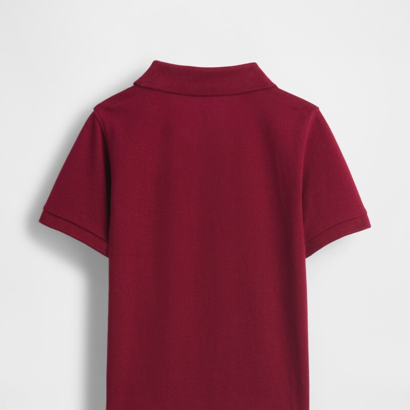 V-FRCH SS LOGO PIQUE POLO RED DELICIOUS