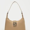 Bolso Signature en nylon Taupe