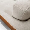 Sofá Con Chaise - Triunfo - 3 Cuerpos Marrón y beige Chaise Derecho