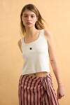 Musculosa Rib sun alma lavada crudo
