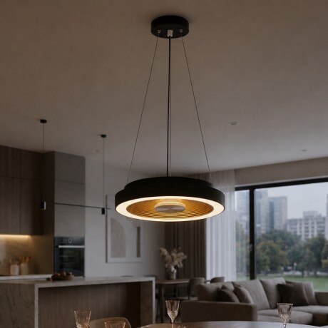 PLAFON DIMERIZABLE BRONX 25W Plafon LED Redondo Bronx Dimerizable CCT Negro