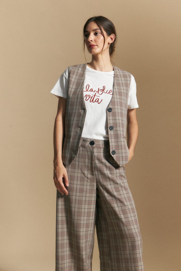 CHALECO COLLIER Beige