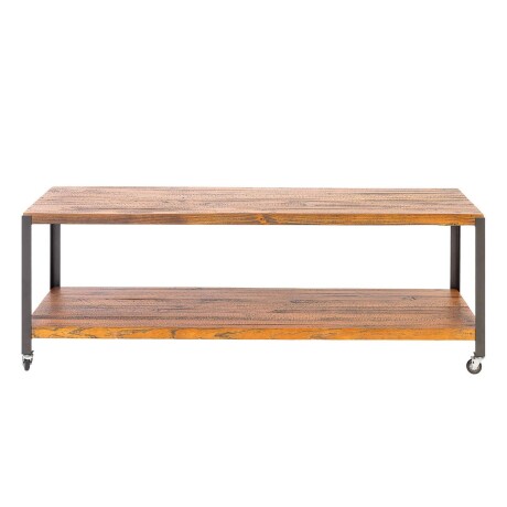 RACK PARA TV MADERA-Y-METAL MARRON YORK CASTAÑO