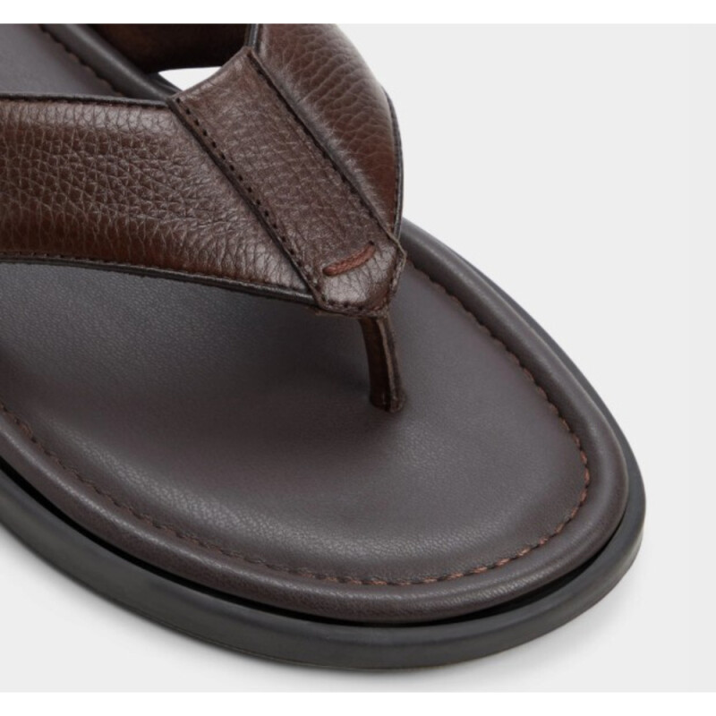 TAZZO BLACK LEATHER DARK BROWN