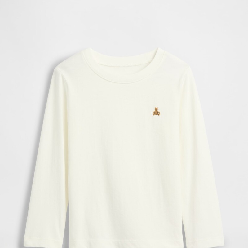 V-AUG BF LS TOP NEW OFF WHITE