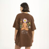 Remera Pulau Lunita Marrón