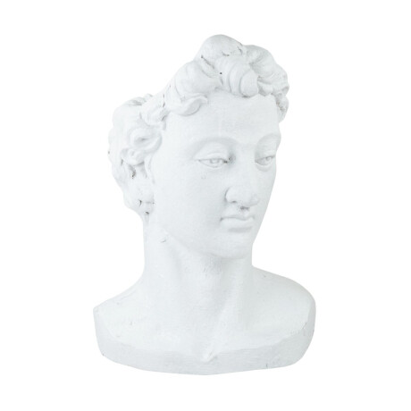 Macetero Estatua Busto Apolo Blanco Macetero Estatua Busto Apolo Blanco