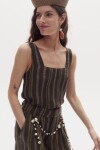 Top Mei en Lino Jungle Stripes