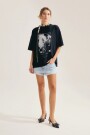 REMERA PEARLS Negro