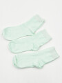 MEDIAS NIÑO PACK 3 PCS VERDE CLARO