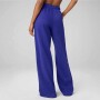 Pantalón Wide Leg Cozy Fleece Sweatpant Mujer Nightfall