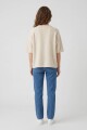 Sweater ancho manga media BEIGE
