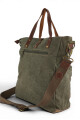 Bolso matera de lona Verde