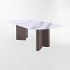Mesa de comedor GINEBRA BLANCO - RECTANGULAR