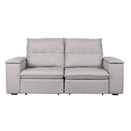 SOFA RETRACTIL 3 CUERPOS TELA GRIS ATLANTA GRIS OSC