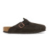 Zueco Boston Soft Footbed Suede Leather - Regular Marron