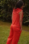Dancing Queen top Rojo