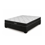 SOMMIER - SUPER MEGA 2 PLAZAS 100% ESPUMA CON BOX BAÚL
