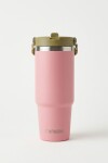 Botella mug térmica de acero inoxidable rosa