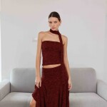 FALDA MALIBÚ BURGUNDY