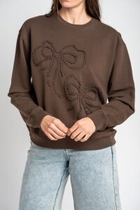 Sweater Moño Marron