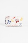 Estuche bordado cherrys crudo