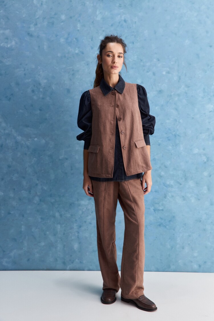 CAMISA AMORAS Indigo