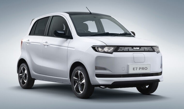 BAW E7 Pro llega a Uruguay: así es el nuevo auto eléctrico urbano con hasta 260 km de autonomía