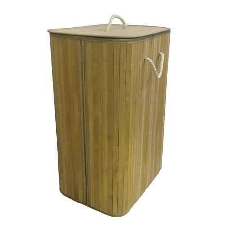 Canasto de Bambú para Ropa 40 x 30 x 60 cm U