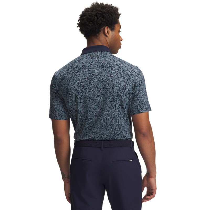 UA Matchplay Printed Polo-BLU BLU-422