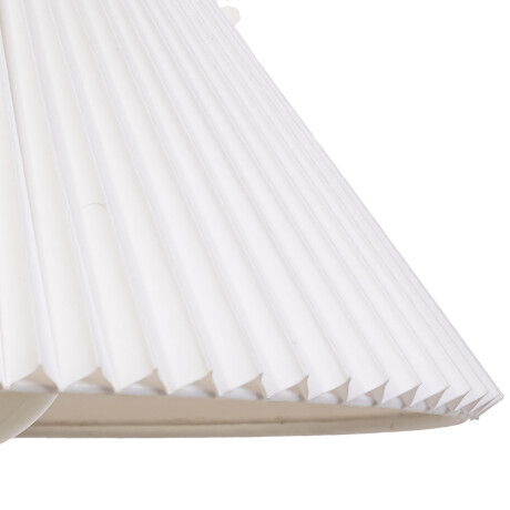 LÁMPARA DE TECHO BLANCO METAL PLEATING