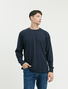 520682 T-SHIRT HARRINGTON LABEL Azul Oscuro