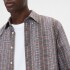 LS OX BAS STANDARD FIT BROWN MULTI PLAID