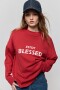SWEATER BLESSED Rojo