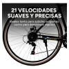 Bicicleta de carrera / ruta rodado 26 con 21 velocidades y freno de disco Azul