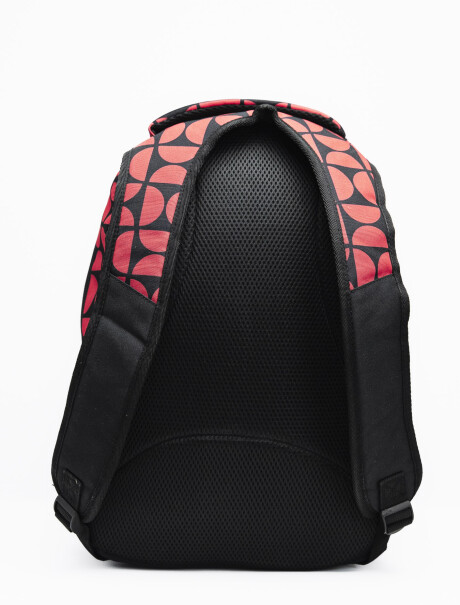 Mochila Fullprint Rojo y Negro