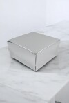 Caja Cuadrada 12x12x6 cm PLATA