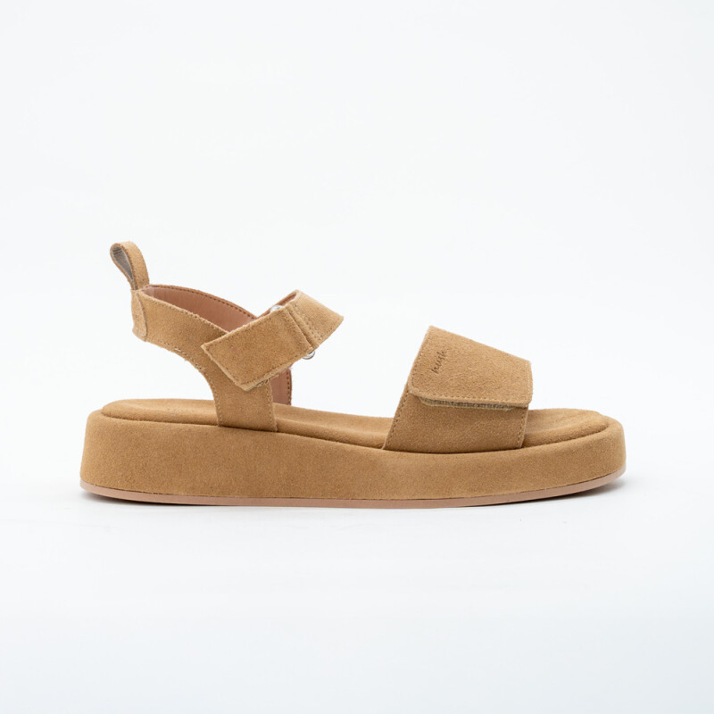 Sandalia COURO CAMURCA BOVINA TAN TAN