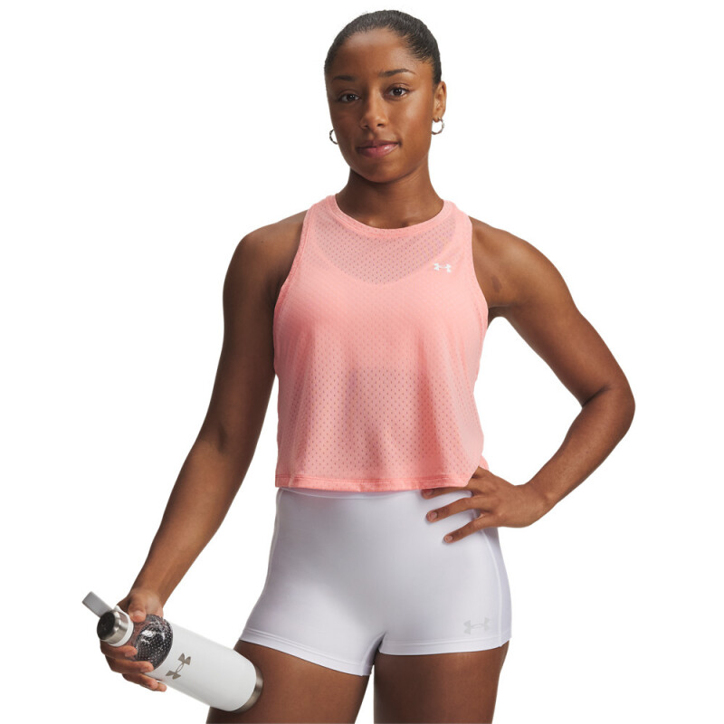 Tech Sport Mesh Crop Tank-PNK PNK-603