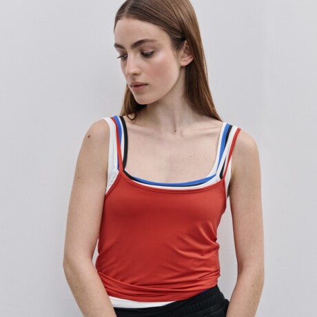 MUSCULOSA TULIPAN Rojo