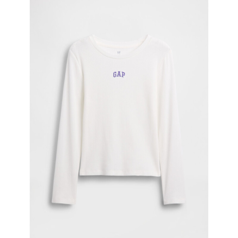 FRCH LS RIBBED TEE NEW OFF WHITE