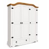 Ropero Línea Mexicana 3 Puertas 1 Cajón Blanco Ropero Línea Mexicana 3 Puertas 1 Cajón Blanco