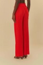 PANTALÓN PLISADO Rojo