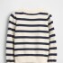 COTTON CREW SWEATER - BETTER BOLD NAVY STRIPE